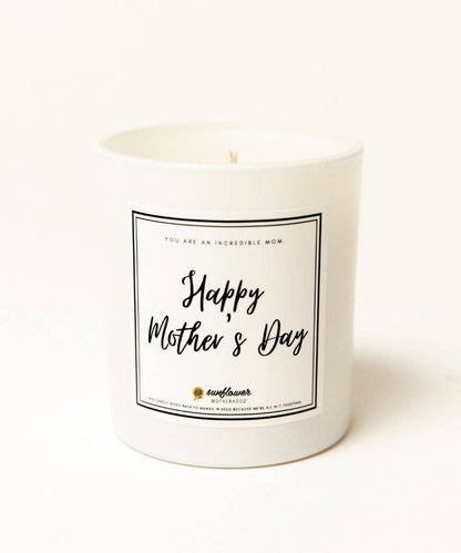 Happy Mother's Day Candle