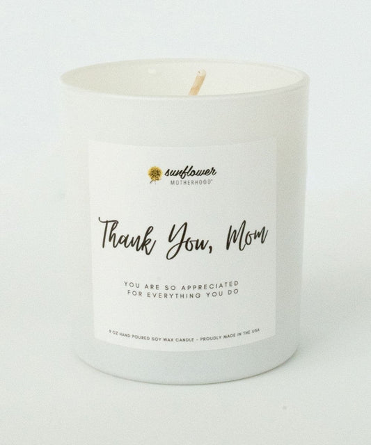 Thank You Mom Candle